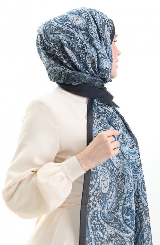 شال أزرق كحلي 82003-06