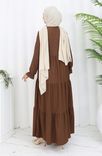 فستان بُني 6999-03