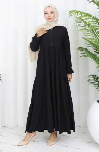 Black İslamitische Jurk 6999-04