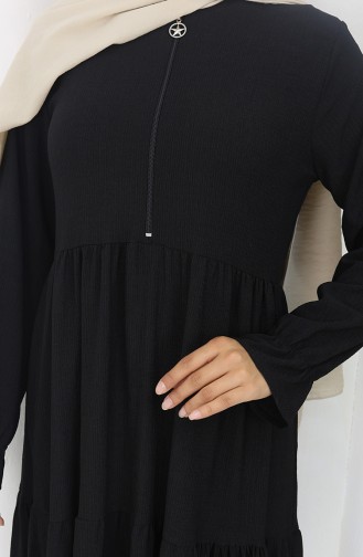 Black İslamitische Jurk 6999-04
