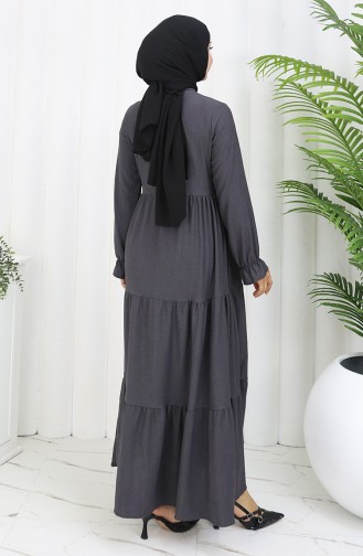 Anthracite İslamitische Jurk 6999-05