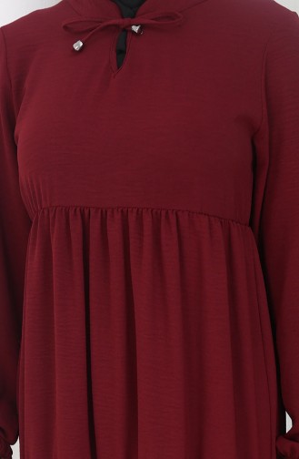 Robe Hijab Bordeaux 4909-01