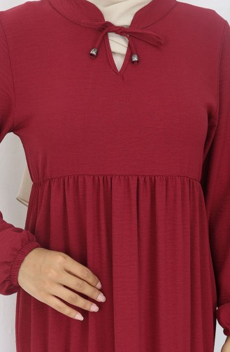 Red Hijab Dress 4909-05