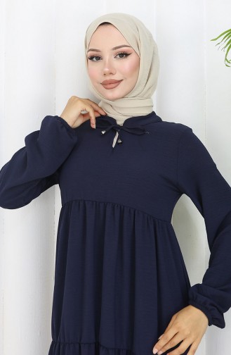 Robe Hijab Bleu Marine 4909-06