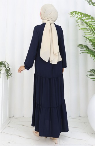 Robe Hijab Bleu Marine 4909-06