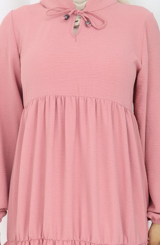 Robe Hijab Rose Orange pâle 4909-15