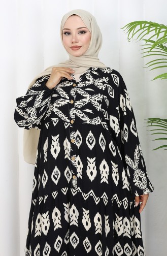 Black Hijab Dress 0107-01