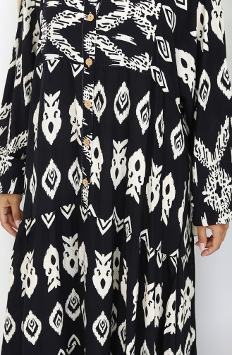 Black Hijab Dress 0107-01