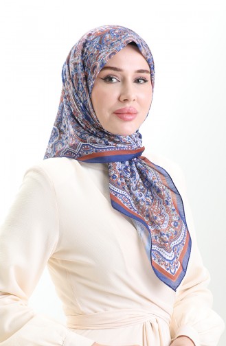 Saks-Blau Kopftuch 90201-06