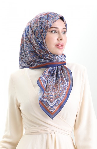 Saks-Blau Kopftuch 90201-06