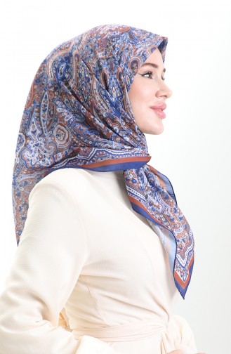 Saks-Blau Kopftuch 90201-06