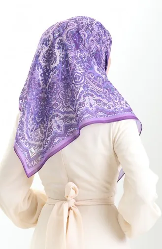 Ethnic Pattern Soft Scarf 90201-08 Purple 90201-08