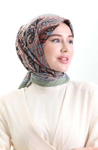 Green Scarf 81093-08