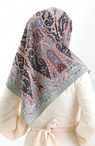 Green Scarf 81093-08