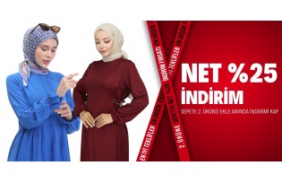 2. Ürüne Net %25 İndirim