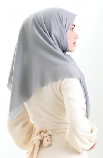 Katoenen Jacquard Sjaal 90199-03 Zilvergrijs 90199-03