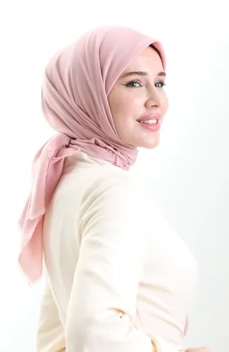 Cotton Jacquard Scarf 90199-05 Powder 90199-05