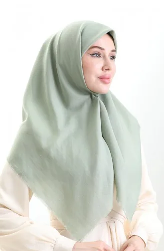 وشاح جاكار قطني 90199-07 أخضر لوزي 90199-07