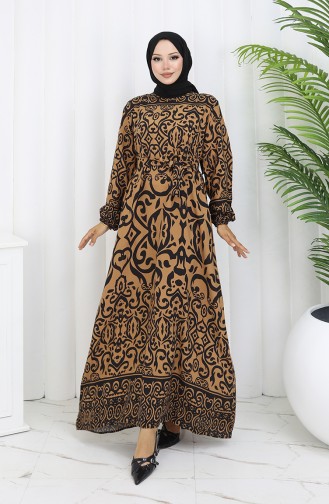 Robe Hijab Tabac 2091-07