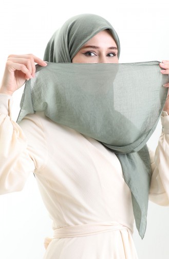وشاح أخضر زيتي 70282-21