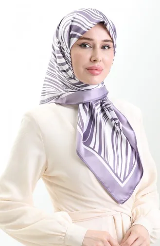 Dijital Rayon Eşarp 70301-01 Lila