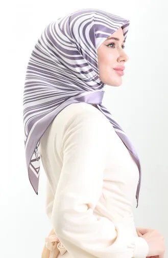 Dijital Rayon Eşarp 70301-01 Lila