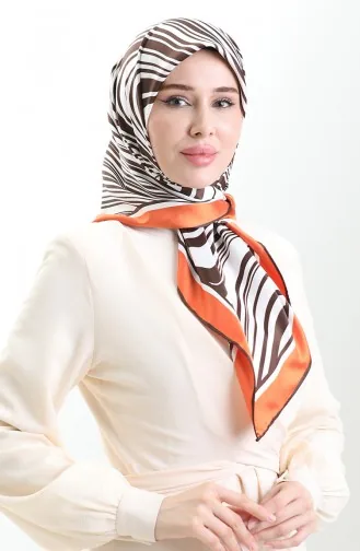 Digital Rayon Scarf 70301-02 Brown Brick 70301-02