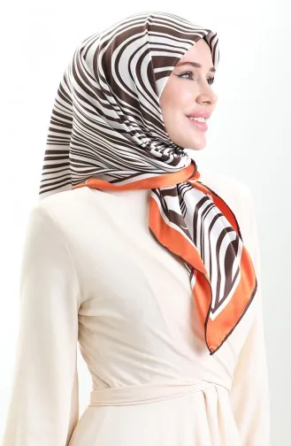 Digital Rayon Scarf 70301-02 Brown Brick 70301-02