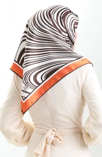 Digital Rayon Scarf 70301-02 Brown Brick 70301-02
