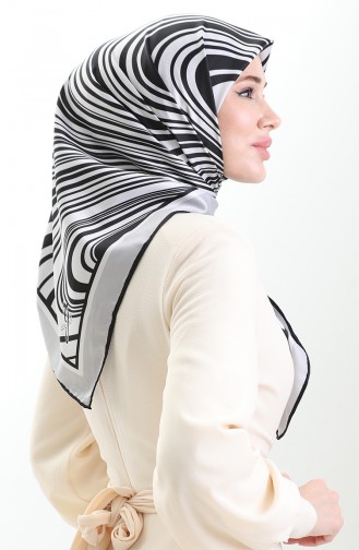 وشاح رمادي فضي 70301-03