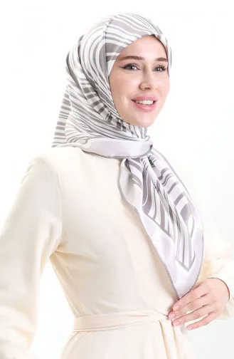 Dijital Rayon Eşarp 70301-09 Vizon Pudra