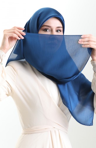 وشاح أزرق داكن 70311-07