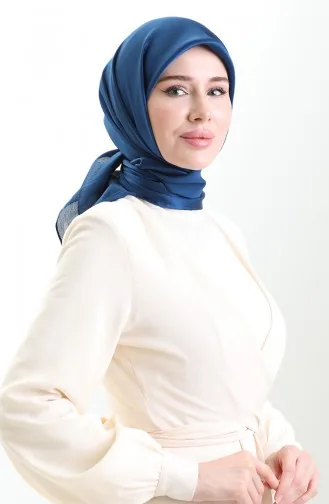 Jan Jan Chiffon Scarf 70311-07 Midnight Blue 70311-07