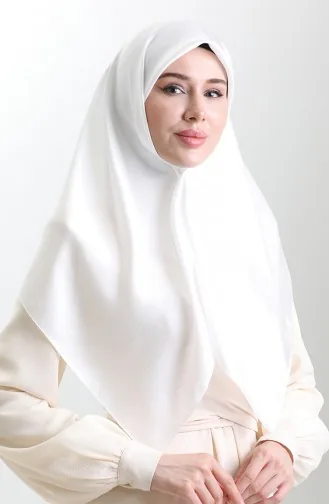 وشاح شيفون جان جان 70311-24 أبيض فاتح 70311-24
