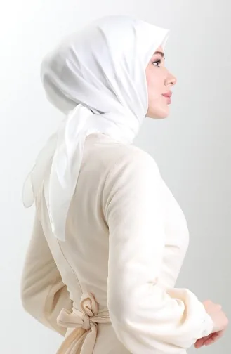 وشاح شيفون جان جان 70311-24 أبيض فاتح 70311-24