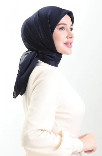 وشاح شيفون جان جان 70311-26 أزرق داكن 70311-26