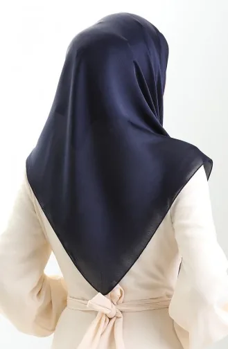وشاح شيفون جان جان 70311-26 أزرق داكن 70311-26