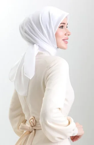 Jan Jan Chiffon Sjaal 70311-43 Optisch Wit 70311-43