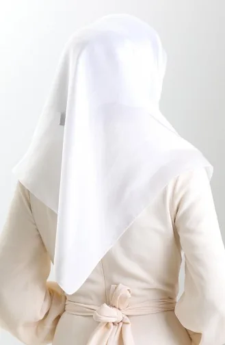 Jan Jan Chiffon Sjaal 70311-43 Optisch Wit 70311-43