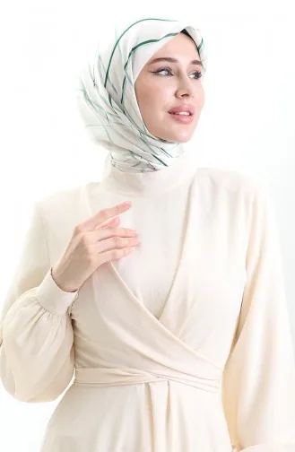 Gestreepte Jan Jan Sjaal 70315-07 Smaragdgroen Mintgroen 70315-07