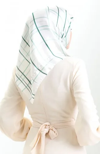 Gestreepte Jan Jan Sjaal 70315-07 Smaragdgroen Mintgroen 70315-07