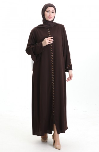 Abayas Couleur Brun 5053-08