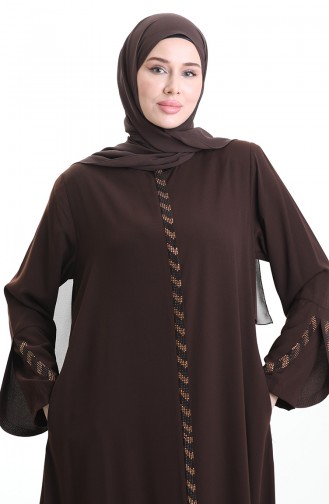 Abayas Couleur Brun 5053-08