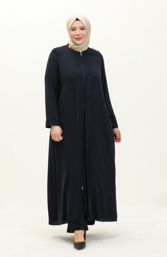 Navy Blue Abaya 4005X-07