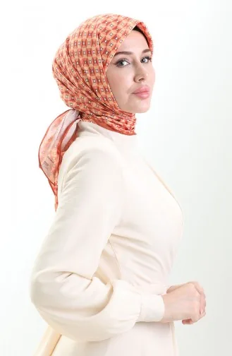وشاح رايون رقمي 70307-04 نحاسي 70307-04