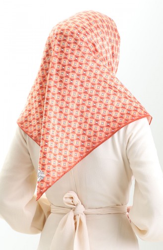 Dijital Rayon Eşarp 70307-04 Bakır