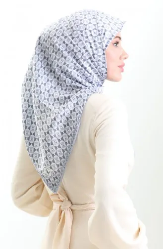 Digital Rayon Scarf 70307-08 Gray 70307-08