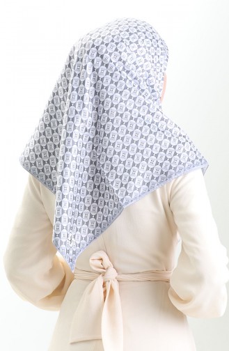 Dijital Rayon Eşarp 70307-08 Gri