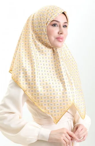 Digitaler Rayon Schal 70307-09 Gelb 70307-09