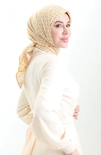 Digitaler Rayon Schal 70307-09 Gelb 70307-09